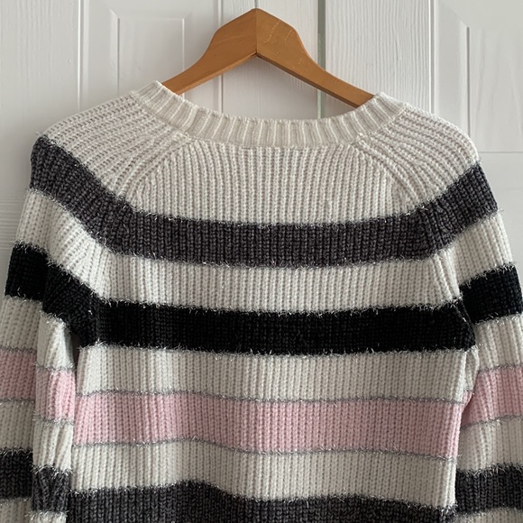 George Stripped Knitted Crew Neck Sweater - Picture 6 of 7